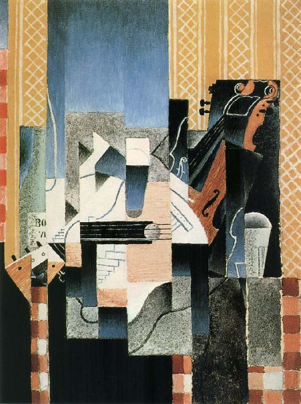 Fiddle and cup, Juan Gris